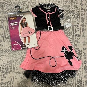 Sock Hop Sweetie Girls Costume